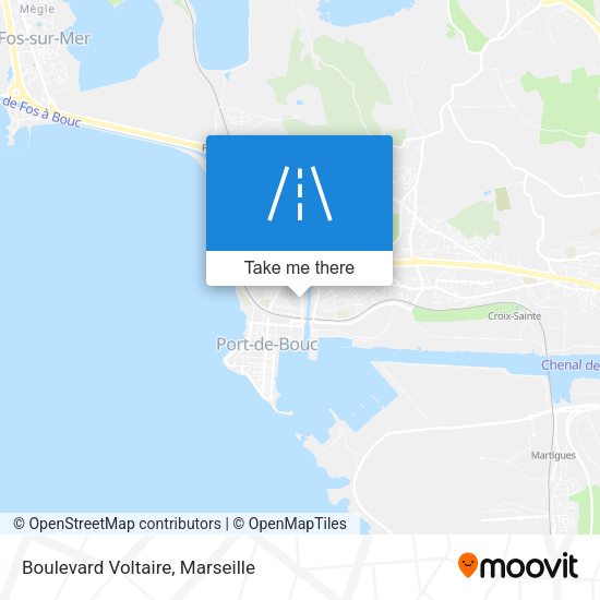 Boulevard Voltaire map
