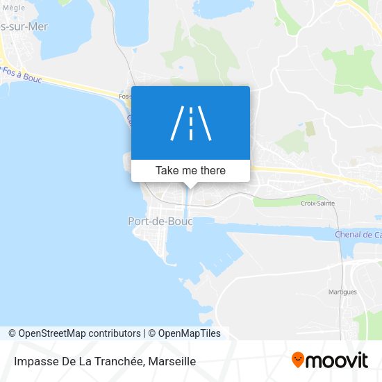 Impasse De La Tranchée map