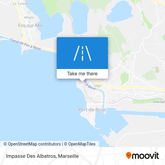 Impasse Des Albatros map