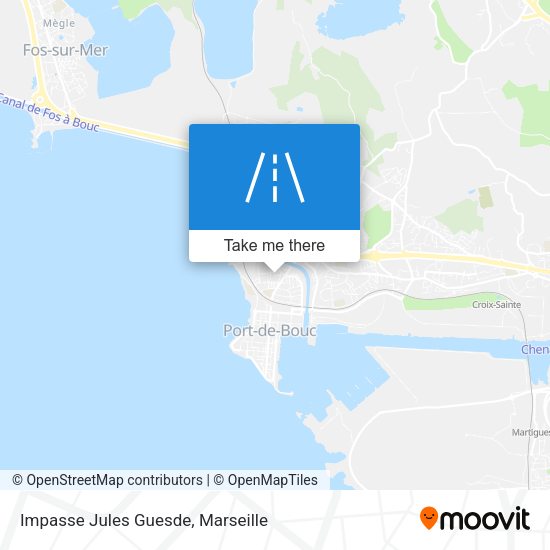 Impasse Jules Guesde map