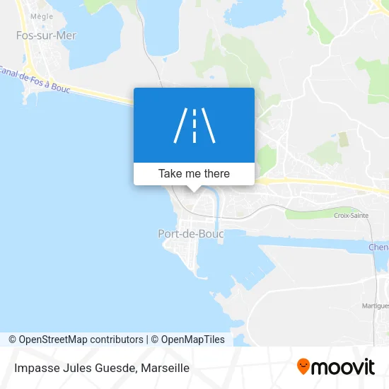 Impasse Jules Guesde map