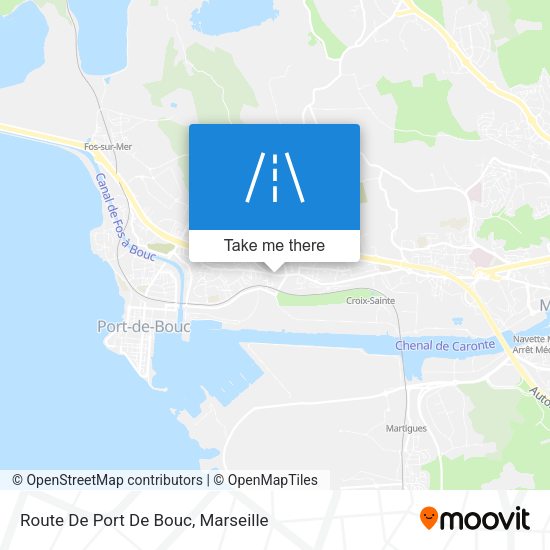 Route De Port De Bouc map