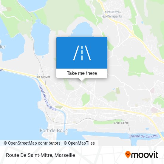 Route De Saint-Mitre map