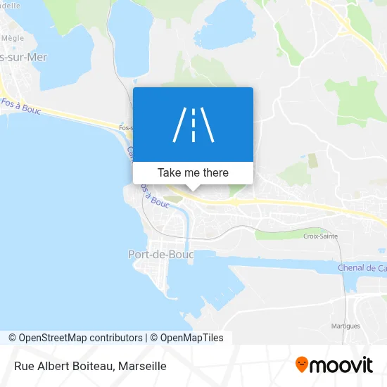 Rue Albert Boiteau map