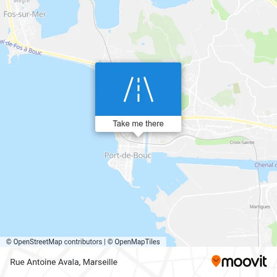 Rue Antoine Avala map