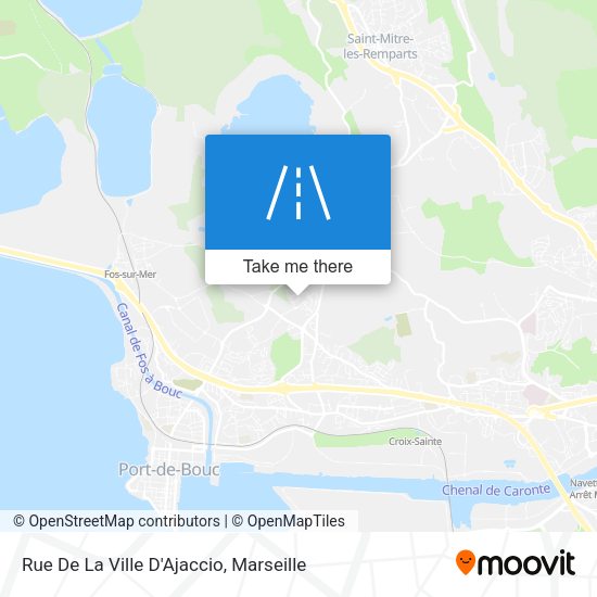 Rue De La Ville D'Ajaccio map