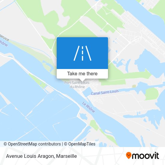 Avenue Louis Aragon map
