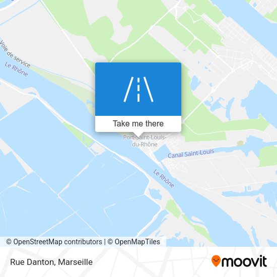 Rue Danton map