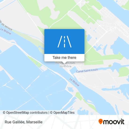 Rue Galilée map