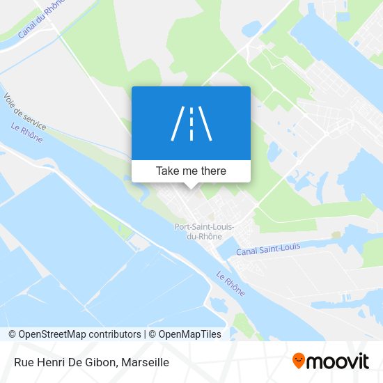 Rue Henri De Gibon map