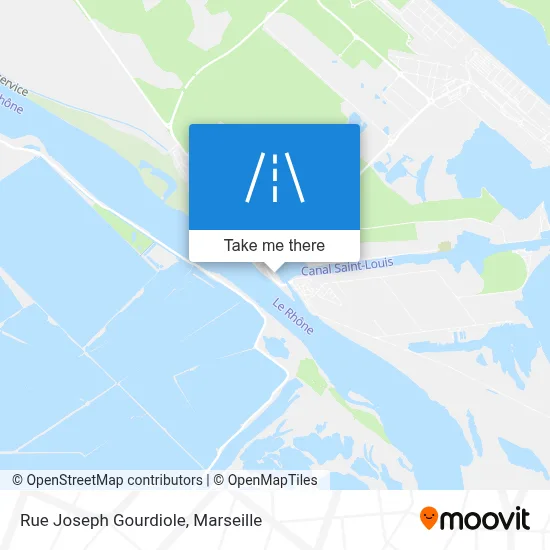 Rue Joseph Gourdiole map