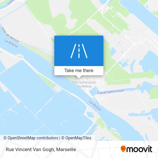 Rue Vincent Van Gogh map