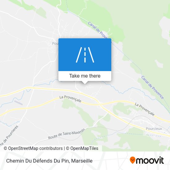 Chemin Du Défends Du Pin map