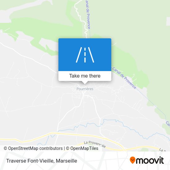 Traverse Font-Vieille map