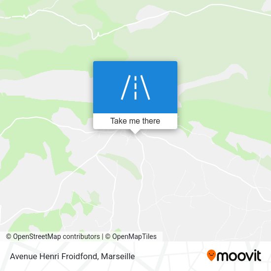 Avenue Henri Froidfond map