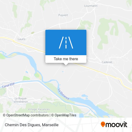Chemin Des Digues map