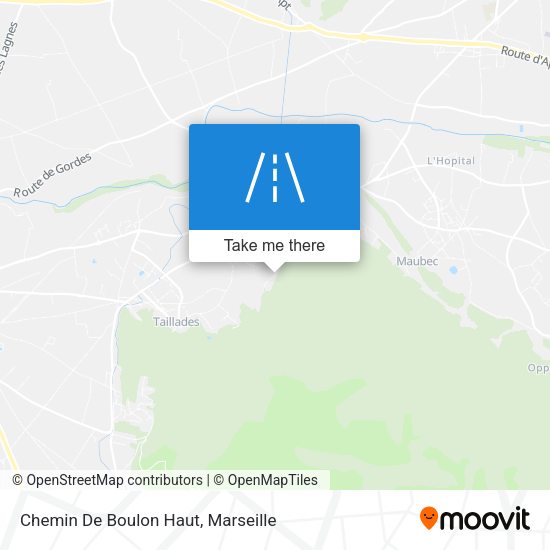 Chemin De Boulon Haut map