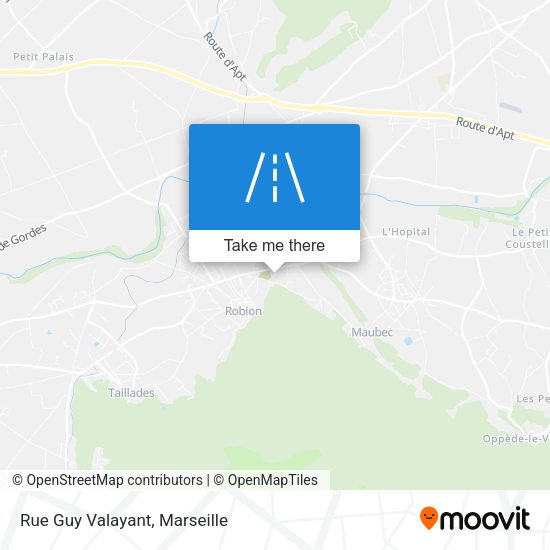 Rue Guy Valayant map