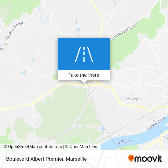 Boulevard Albert Premier map