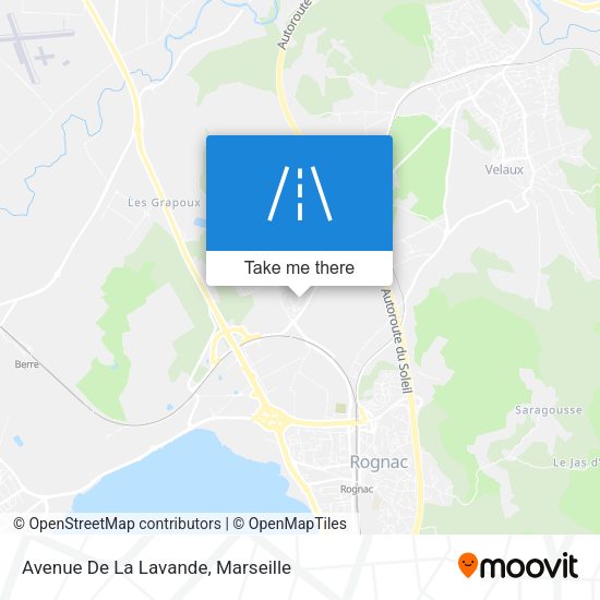 Avenue De La Lavande map