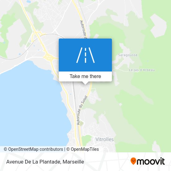 Avenue De La Plantade map