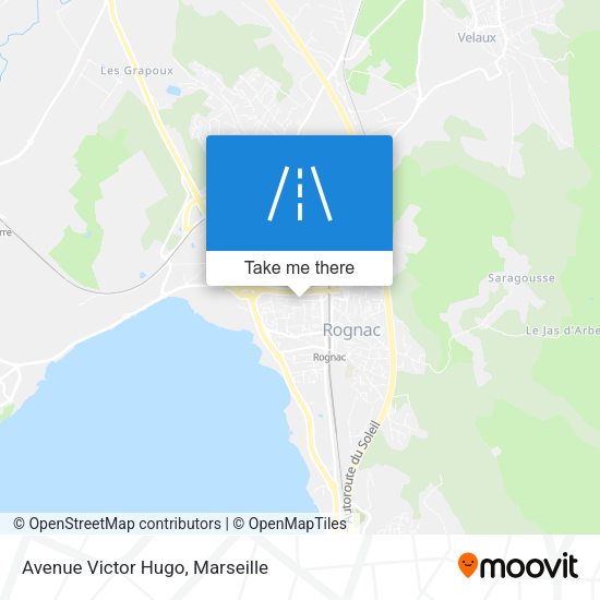 Avenue Victor Hugo map