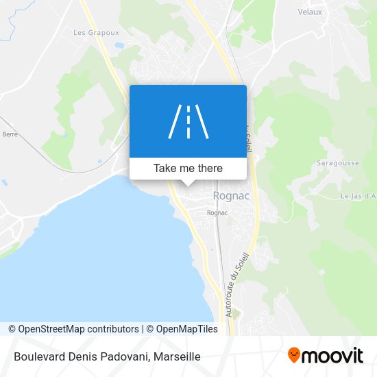 Boulevard Denis Padovani map