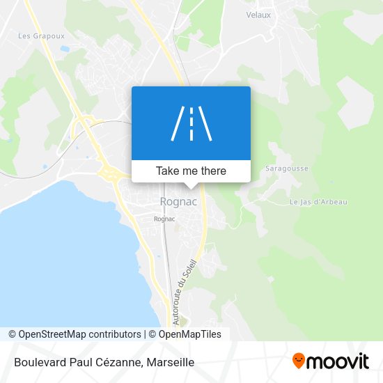 Boulevard Paul Cézanne map