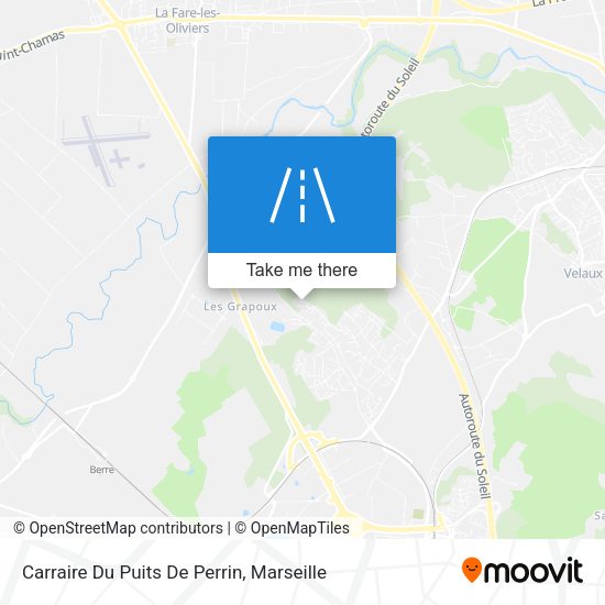 Carraire Du Puits De Perrin map