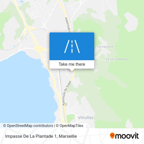 Impasse De La Plantade 1 map