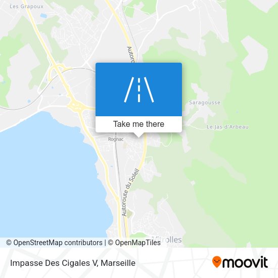 Impasse Des Cigales V map