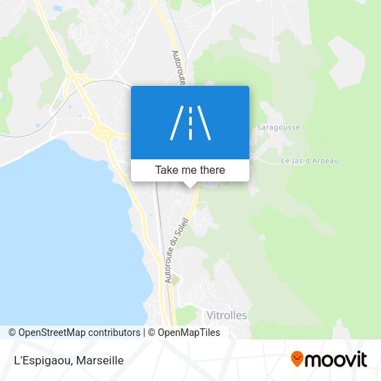 L'Espigaou map