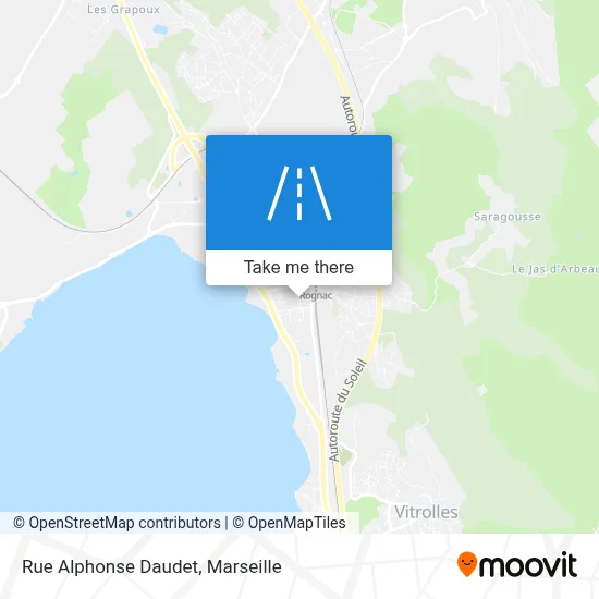 Rue Alphonse Daudet map