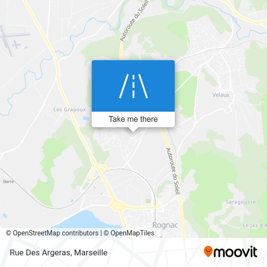 Rue Des Argeras map