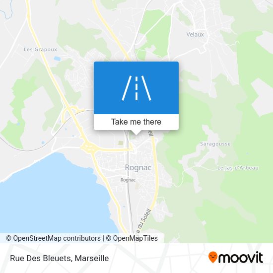 Rue Des Bleuets map