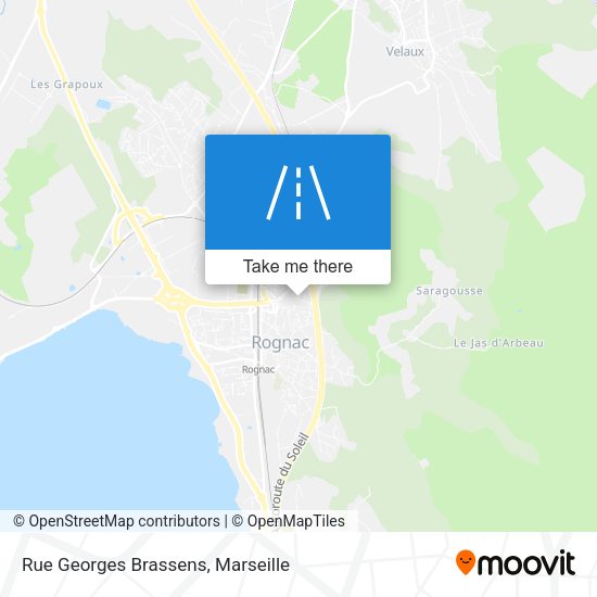 Rue Georges Brassens map