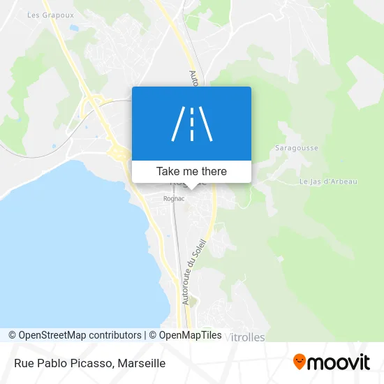 Rue Pablo Picasso map