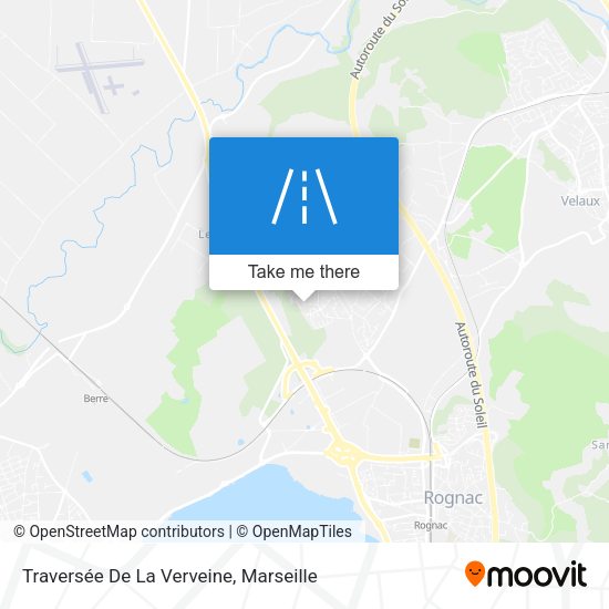Traversée De La Verveine map