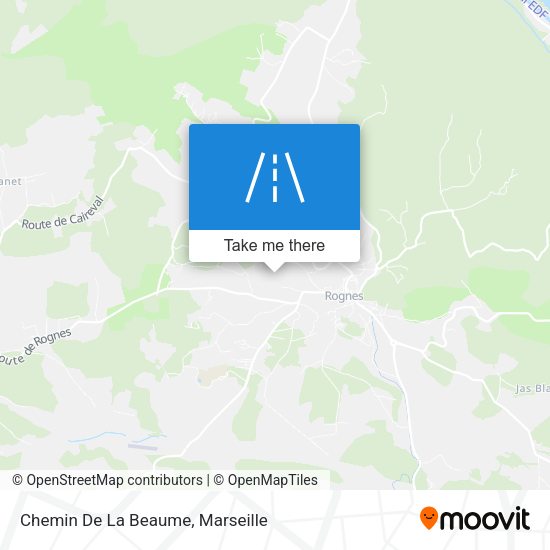 Chemin De La Beaume map