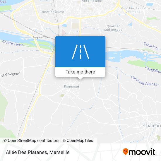 Allée Des Platanes map