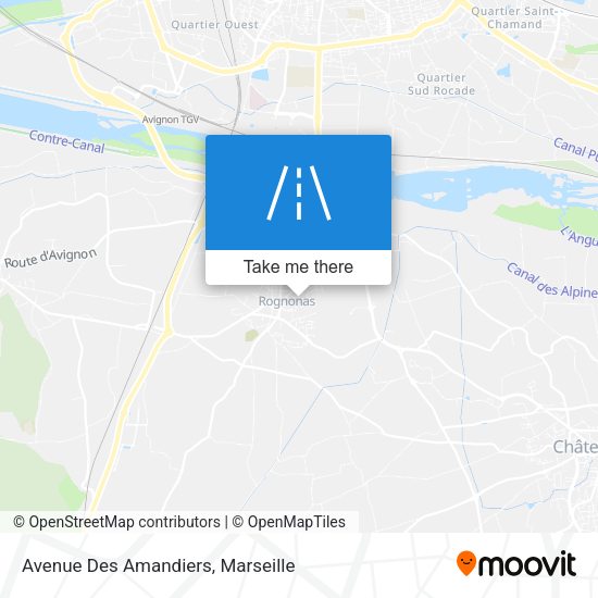 Avenue Des Amandiers map