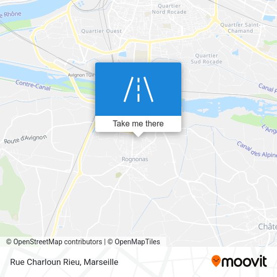 Rue Charloun Rieu map