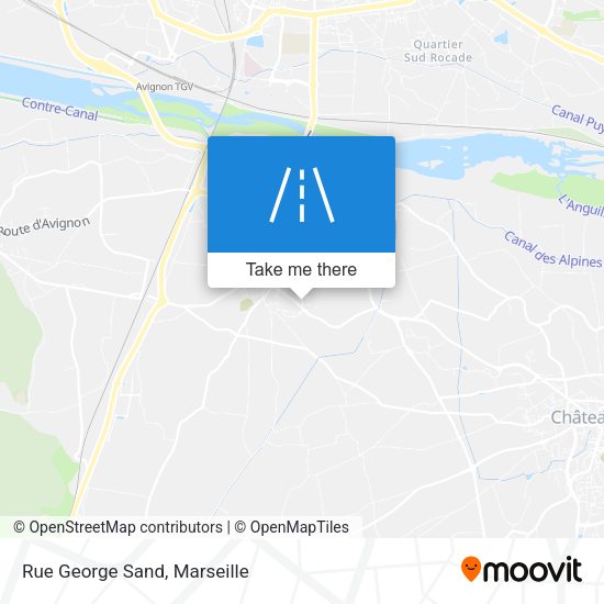 Rue George Sand map