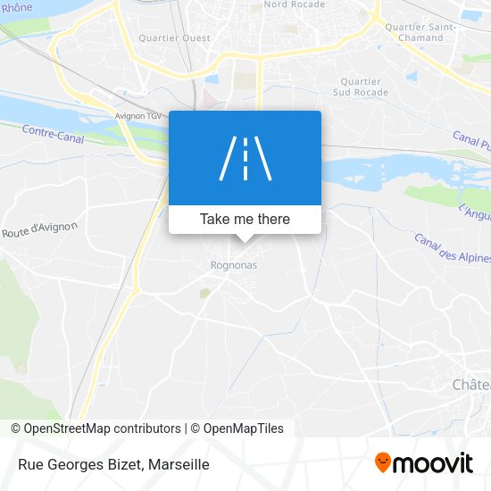 Rue Georges Bizet map