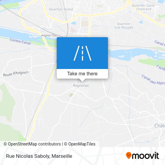 Rue Nicolas Saboly map