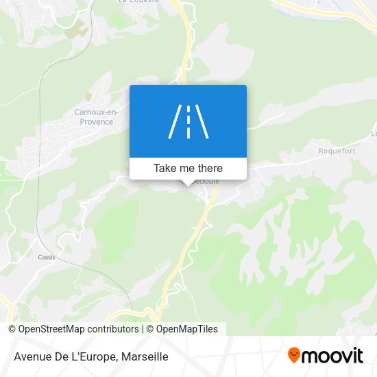 Avenue De L'Europe map