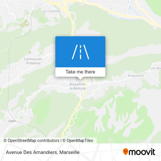 Avenue Des Amandiers map