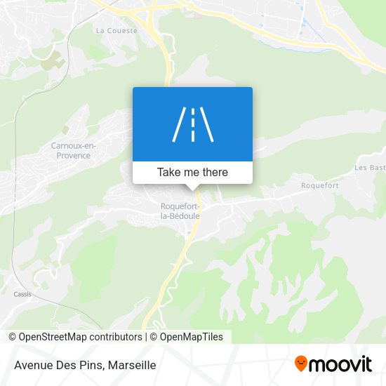 Avenue Des Pins map