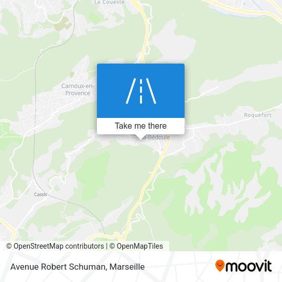Avenue Robert Schuman map