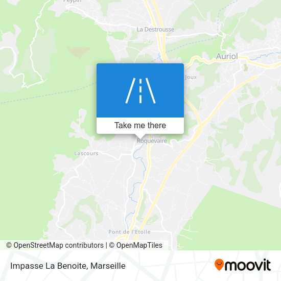 Impasse La Benoite map